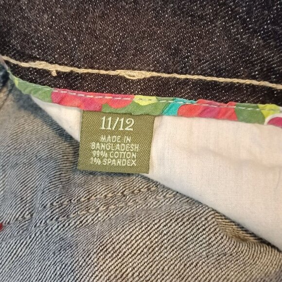 US POLO ASSN 11/12 Stretch Denim Dark Wash Mid Rise Shorts Cotton NEW Y2K 00s Bl - Picture 14 of 15